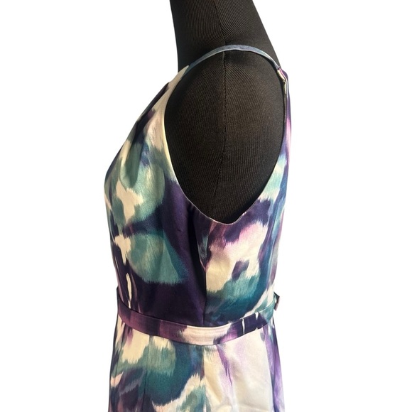 Elie Tahari Size 6 Elegant Multicolor Sleeveless Dress - Picture 3 of 12